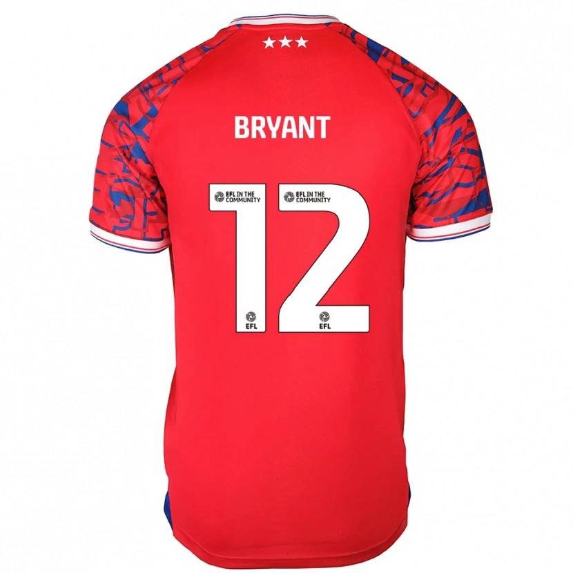Danxen Herren Issy Bryant #12 Rot Blau Auswärtstrikot Trikot 2025/26 T-Shirt Österreich