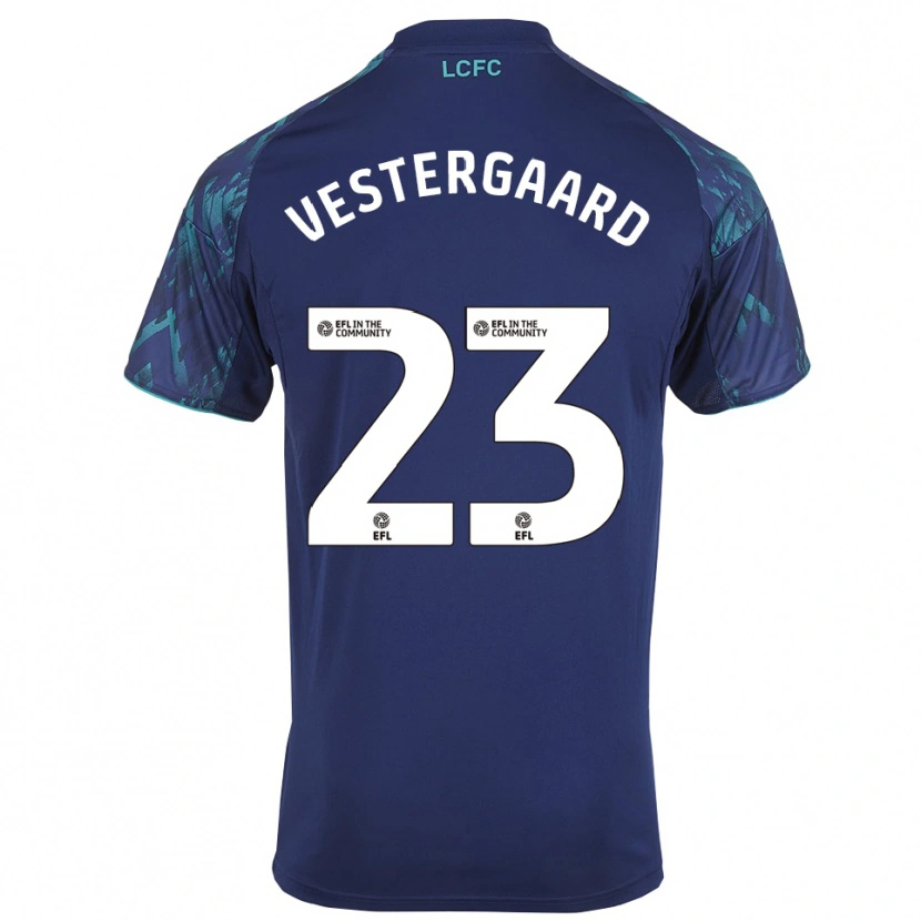 Danxen Herren Jannik Vestergaard #23 Marinegrün Weiß Auswärtstrikot Trikot 2025/26 T-Shirt Österreich