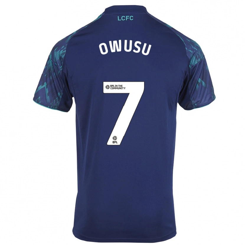 Danxen Herren Bismark Owusu #7 Marinegrün Weiß Auswärtstrikot Trikot 2025/26 T-Shirt Österreich