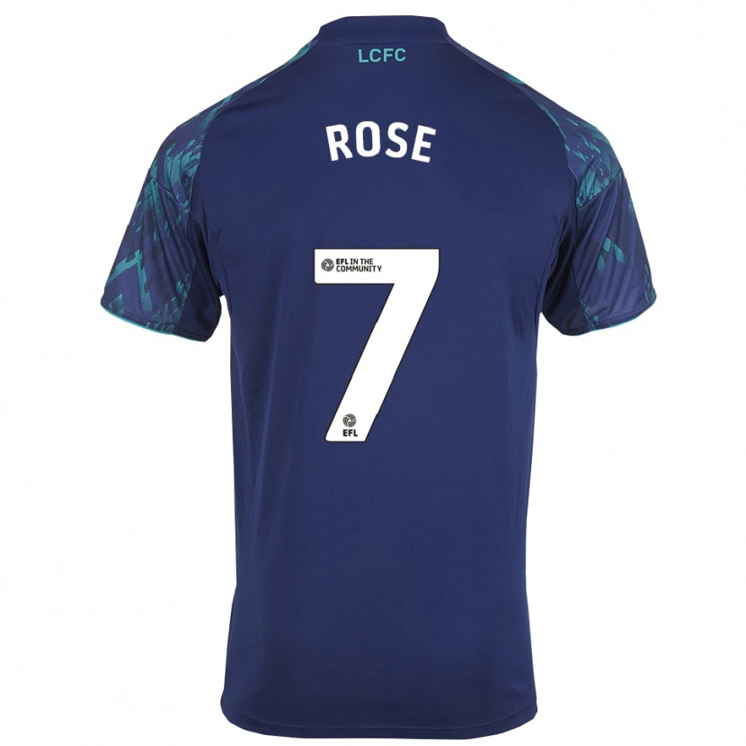 Danxen Herren Deanne Rose #7 Marinegrün Weiß Auswärtstrikot Trikot 2025/26 T-Shirt Österreich