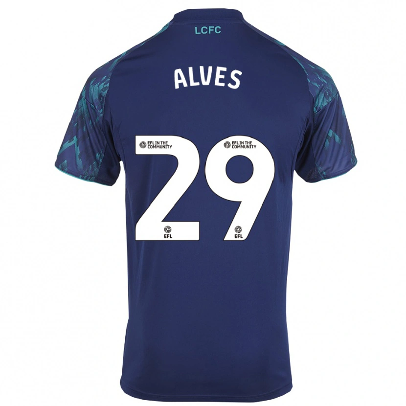 Danxen Herren Will Alves #29 Marinegrün Weiß Auswärtstrikot Trikot 2025/26 T-Shirt Österreich