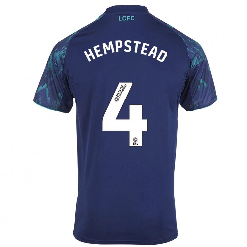 Danxen Herren Oliver Hempstead #4 Marinegrün Weiß Auswärtstrikot Trikot 2025/26 T-Shirt Österreich