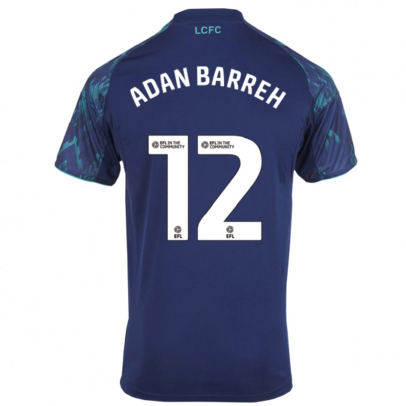 Danxen Herren Hassan Adan Barreh #12 Marinegrün Weiß Auswärtstrikot Trikot 2025/26 T-Shirt Österreich