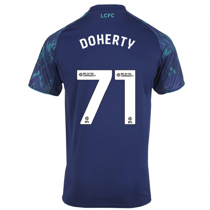 Danxen Herren Arlo Doherty #71 Marinegrün Weiß Auswärtstrikot Trikot 2025/26 T-Shirt Österreich