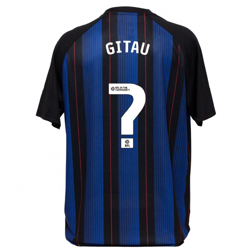 Danxen Herren George Gitau #0 Blau Schwarz Auswärtstrikot Trikot 2025/26 T-Shirt Österreich
