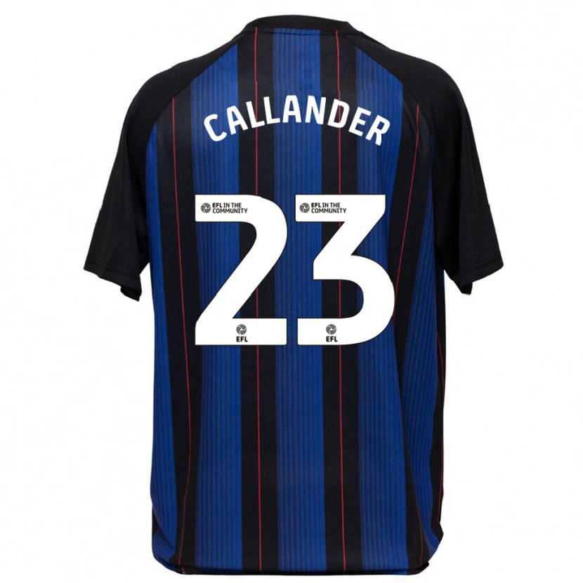 Danxen Herren Chelsea Callander #23 Blau Schwarz Auswärtstrikot Trikot 2025/26 T-Shirt Österreich