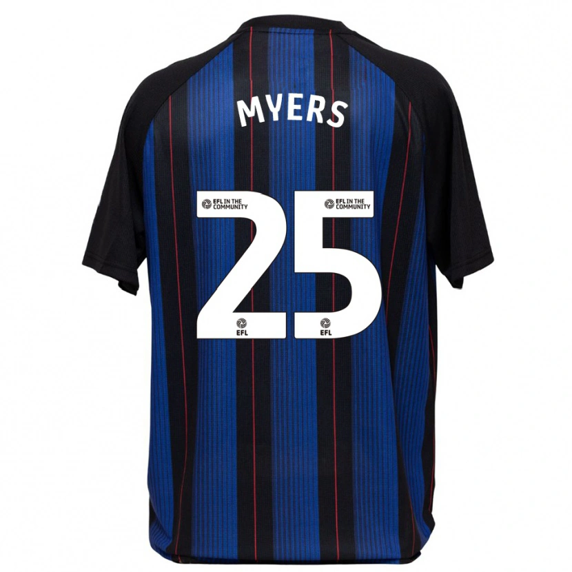 Danxen Herren Maddie Myers #25 Blau Schwarz Auswärtstrikot Trikot 2025/26 T-Shirt Österreich
