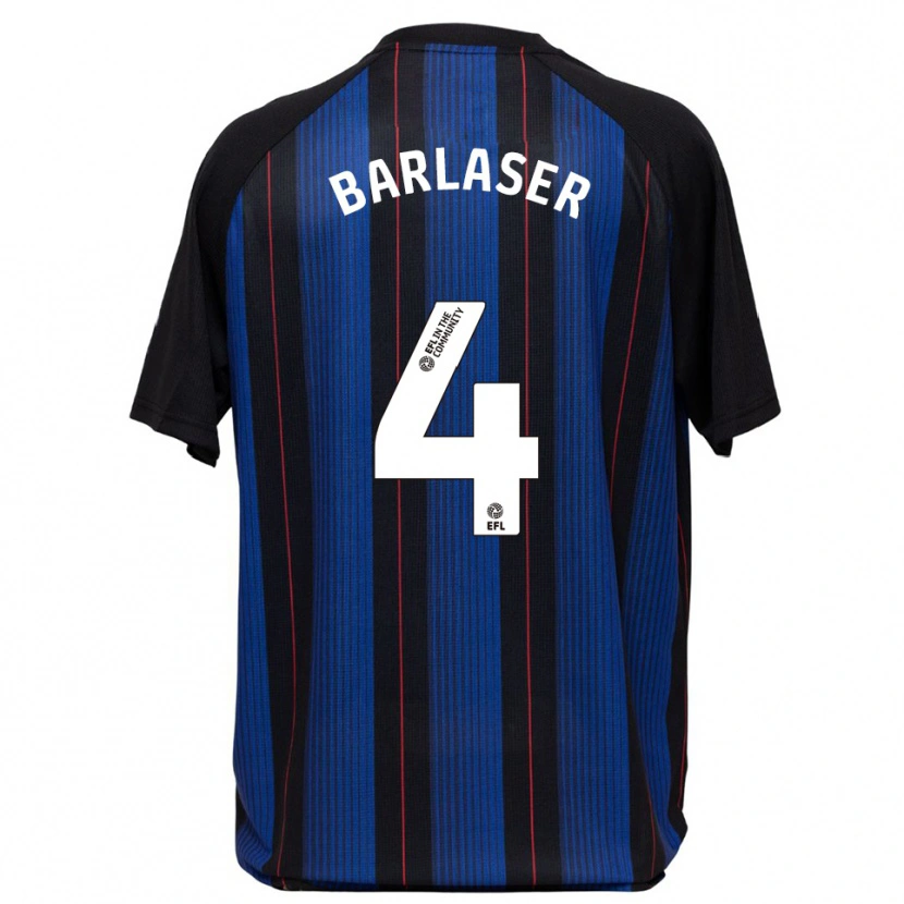 Danxen Herren Dan Barlaser #4 Blau Schwarz Auswärtstrikot Trikot 2025/26 T-Shirt Österreich