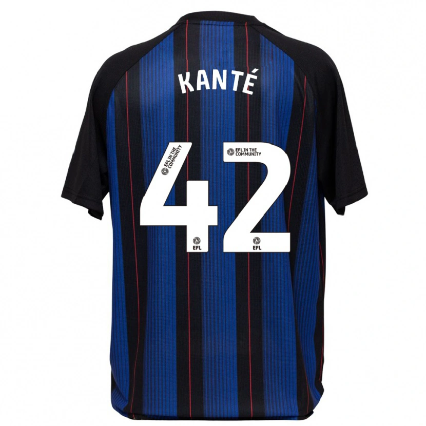 Danxen Herren Abdoulaye Kanté #42 Blau Schwarz Auswärtstrikot Trikot 2025/26 T-Shirt Österreich