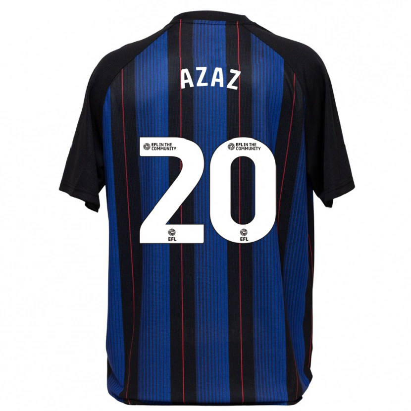Danxen Herren Finn Azaz #20 Blau Schwarz Auswärtstrikot Trikot 2025/26 T-Shirt Österreich