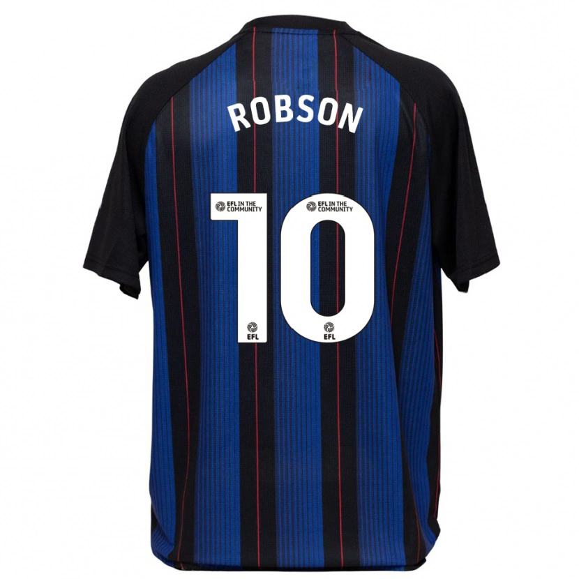 Danxen Herren Lauren Robson #10 Blau Schwarz Auswärtstrikot Trikot 2025/26 T-Shirt Österreich