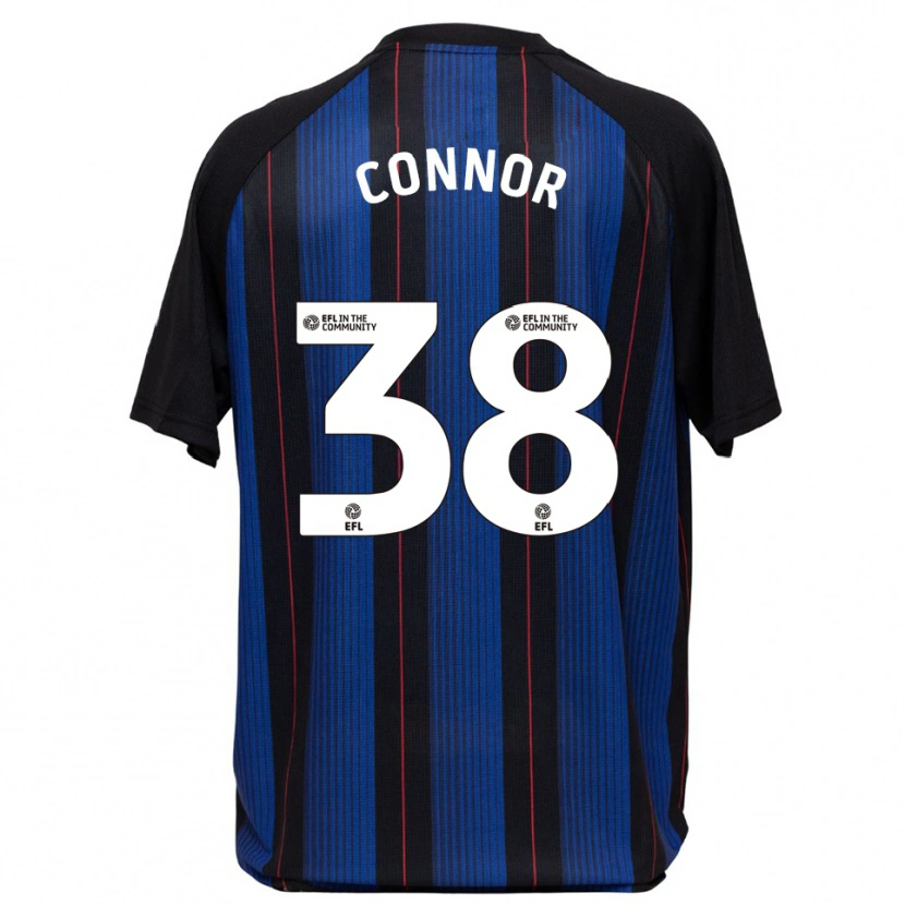 Danxen Herren Shea Connor #38 Blau Schwarz Auswärtstrikot Trikot 2025/26 T-Shirt Österreich