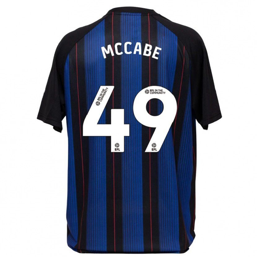 Danxen Herren Law Mccabe #49 Blau Schwarz Auswärtstrikot Trikot 2025/26 T-Shirt Österreich