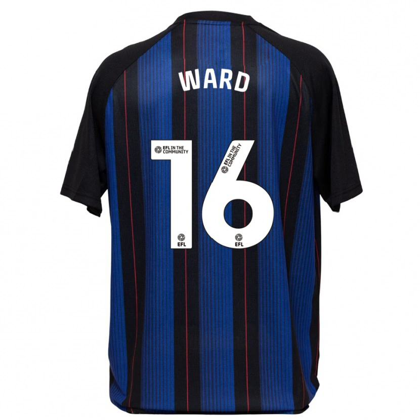 Danxen Herren Francesca Ward #16 Blau Schwarz Auswärtstrikot Trikot 2025/26 T-Shirt Österreich
