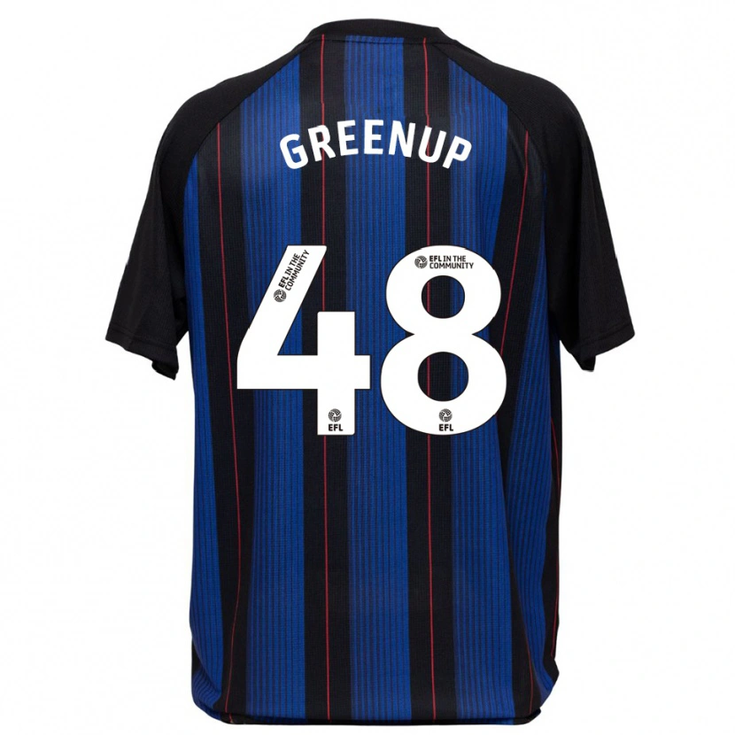 Danxen Herren Isaac Greenup #48 Blau Schwarz Auswärtstrikot Trikot 2025/26 T-Shirt Österreich