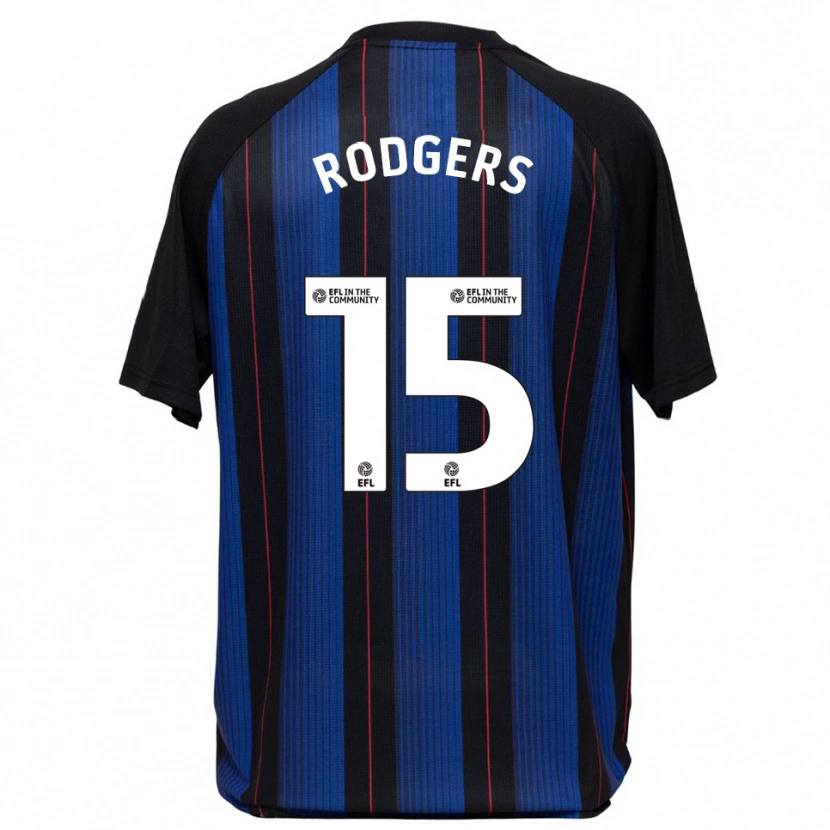 Danxen Herren Amber Rodgers #15 Blau Schwarz Auswärtstrikot Trikot 2025/26 T-Shirt Österreich