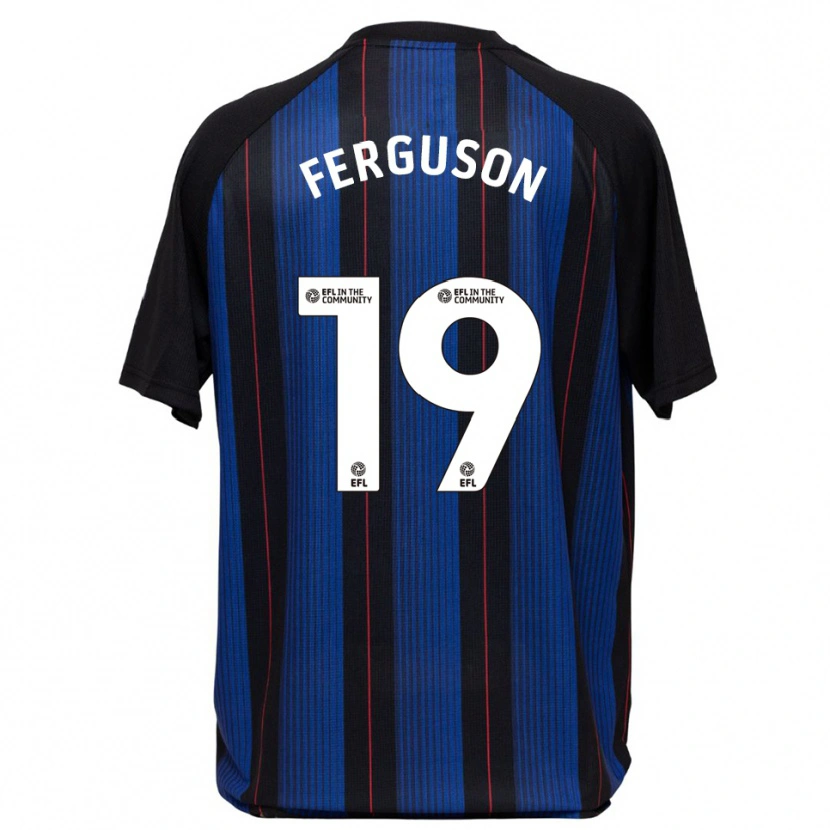 Danxen Herren Becky Ferguson #19 Blau Schwarz Auswärtstrikot Trikot 2025/26 T-Shirt Österreich