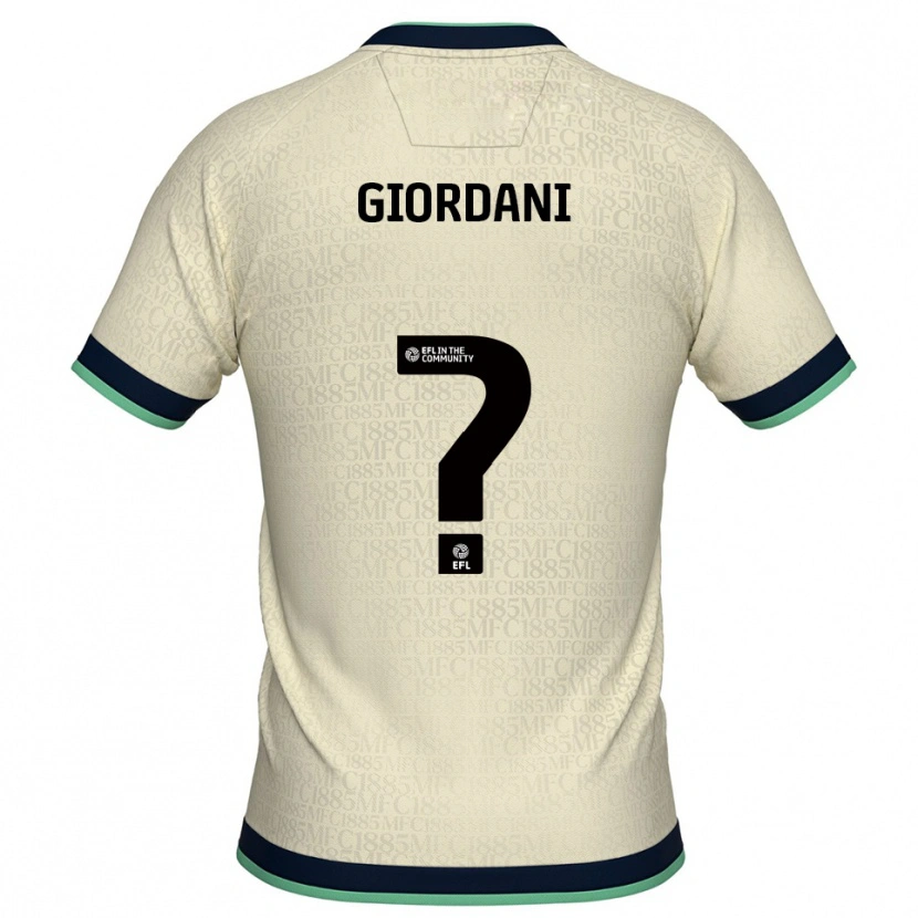 Danxen Herren Sharna Giordani #0 Champagner Marine Auswärtstrikot Trikot 2025/26 T-Shirt Österreich