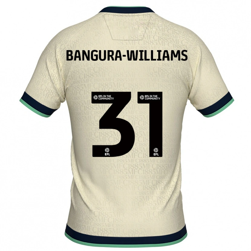 Danxen Herren Ra'ees Bangura-Williams #31 Champagner Marine Auswärtstrikot Trikot 2025/26 T-Shirt Österreich
