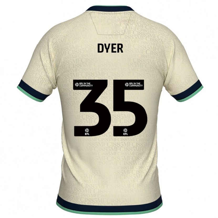 Danxen Herren Jet Dyer #35 Champagner Marine Auswärtstrikot Trikot 2025/26 T-Shirt Österreich