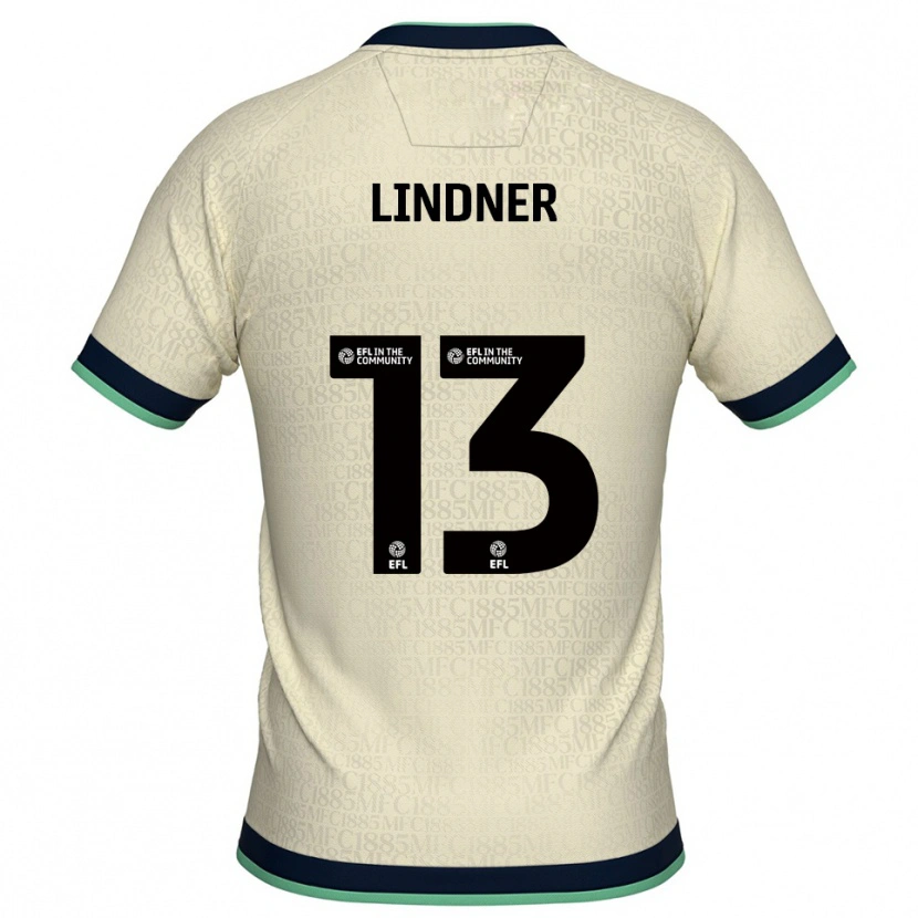 Danxen Herren Caspar Lindner #13 Champagner Marine Auswärtstrikot Trikot 2025/26 T-Shirt Österreich