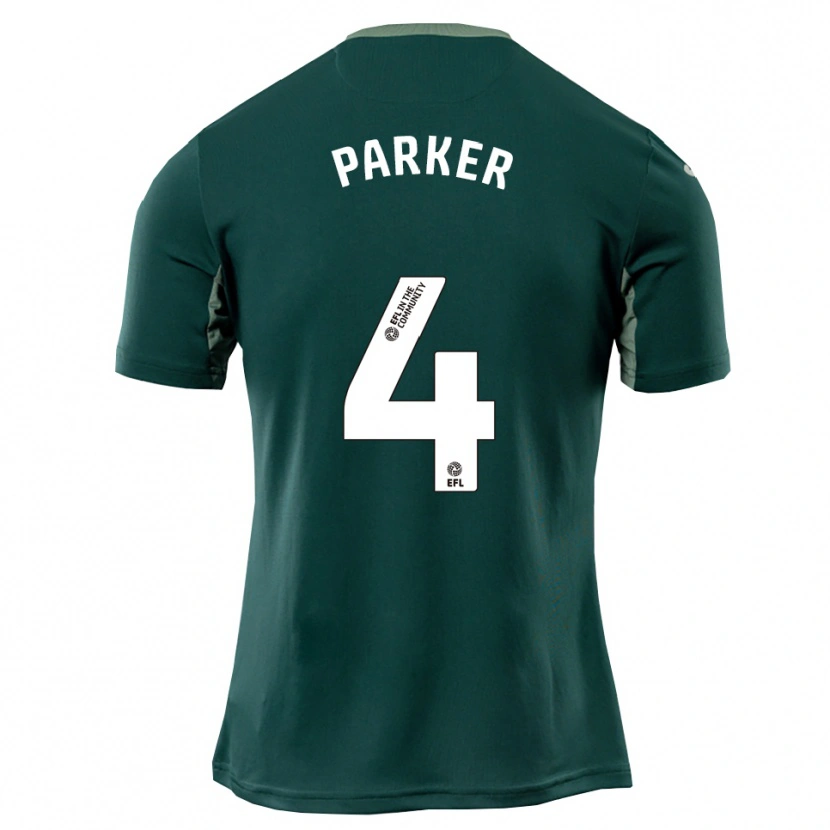 Danxen Herren Alice Parker #4 Grün Weiß Lila Auswärtstrikot Trikot 2025/26 T-Shirt Österreich