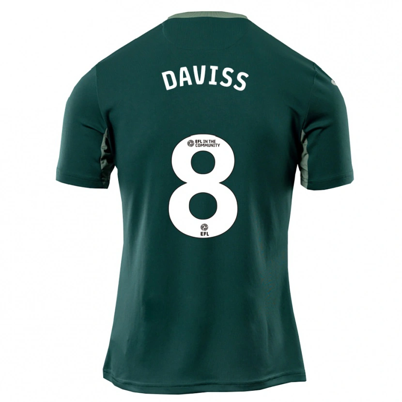 Danxen Herren Millie Daviss #8 Grün Weiß Lila Auswärtstrikot Trikot 2025/26 T-Shirt Österreich