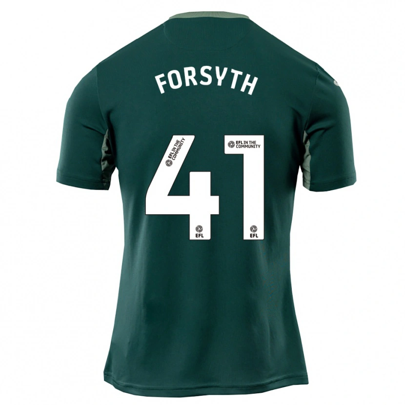 Danxen Herren Gabe Forsyth #41 Grün Weiß Lila Auswärtstrikot Trikot 2025/26 T-Shirt Österreich