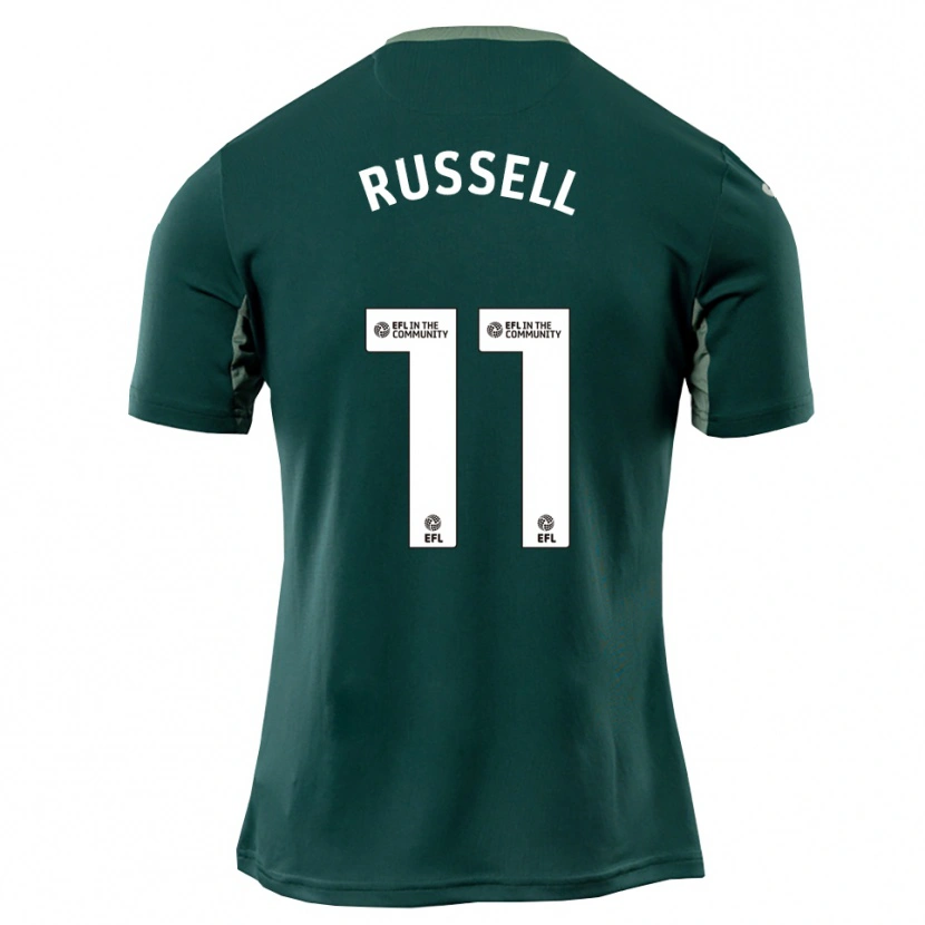 Danxen Herren Rebecca Russell #11 Grün Weiß Lila Auswärtstrikot Trikot 2025/26 T-Shirt Österreich