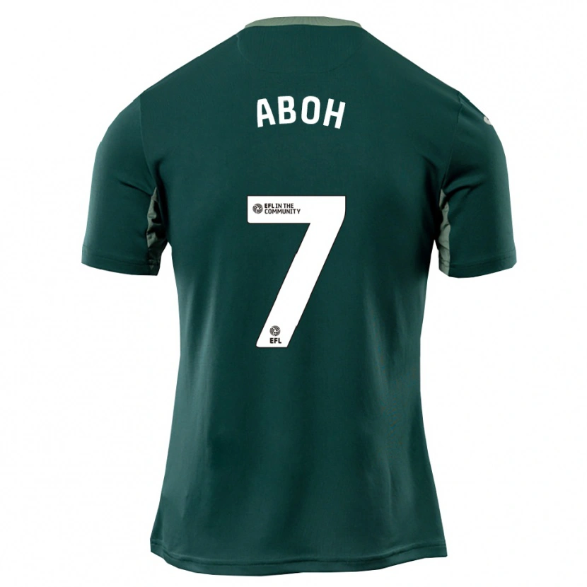 Danxen Herren Ken Aboh #7 Grün Weiß Lila Auswärtstrikot Trikot 2025/26 T-Shirt Österreich