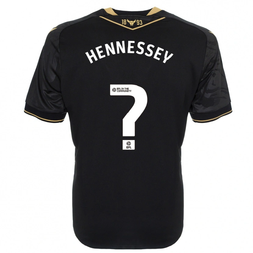 Danxen Herren Laura Hennessey #0 Schwarz Gold Auswärtstrikot Trikot 2025/26 T-Shirt Österreich