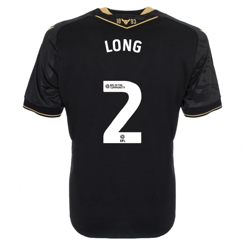 Danxen Herren Sam Long #2 Schwarz Gold Auswärtstrikot Trikot 2025/26 T-Shirt Österreich
