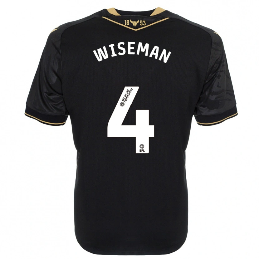 Danxen Herren Kate Wiseman #4 Schwarz Gold Auswärtstrikot Trikot 2025/26 T-Shirt Österreich
