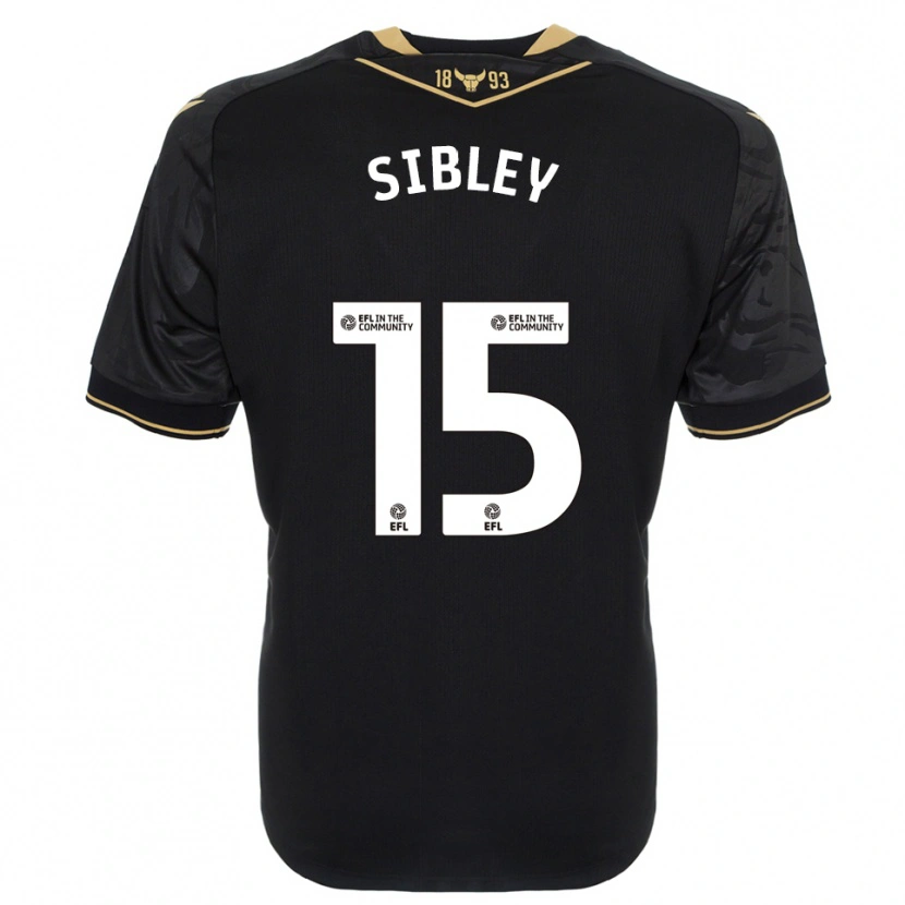 Danxen Herren Louie Sibley #15 Schwarz Gold Auswärtstrikot Trikot 2025/26 T-Shirt Österreich
