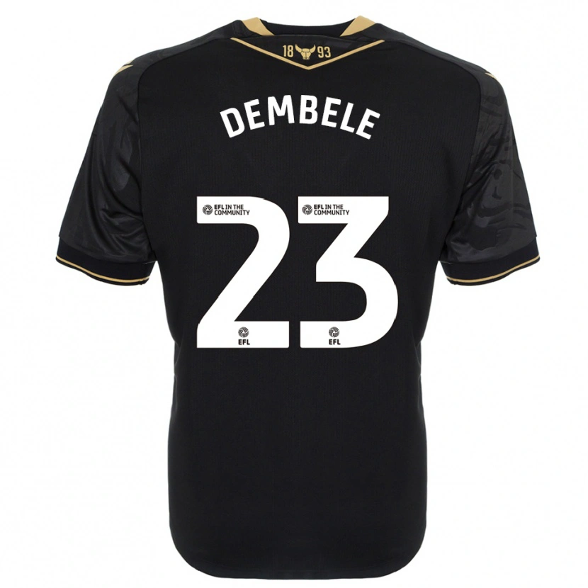 Danxen Herren Siriki Dembélé #23 Schwarz Gold Auswärtstrikot Trikot 2025/26 T-Shirt Österreich
