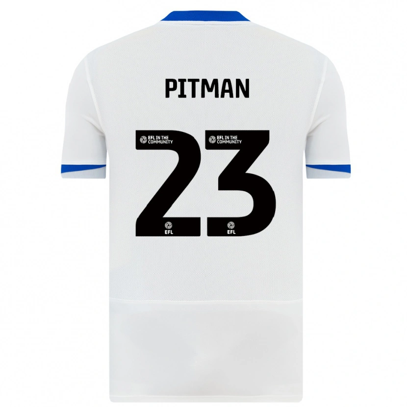 Danxen Herren Emily Pitman #23 Weiß Schwarz Auswärtstrikot Trikot 2025/26 T-Shirt Österreich