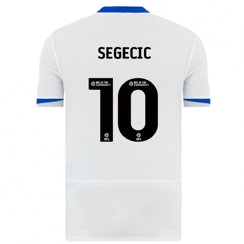 Danxen Herren Adrian Segecic #10 Weiß Schwarz Auswärtstrikot Trikot 2025/26 T-Shirt Österreich