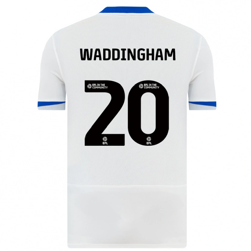 Danxen Herren Thomas Waddingham #20 Weiß Schwarz Auswärtstrikot Trikot 2025/26 T-Shirt Österreich