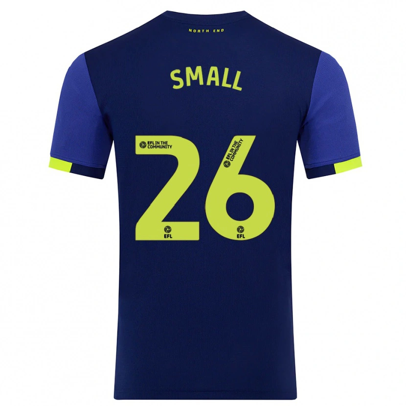 Danxen Herren Thierry Small #26 Marine Gelb Auswärtstrikot Trikot 2025/26 T-Shirt Österreich