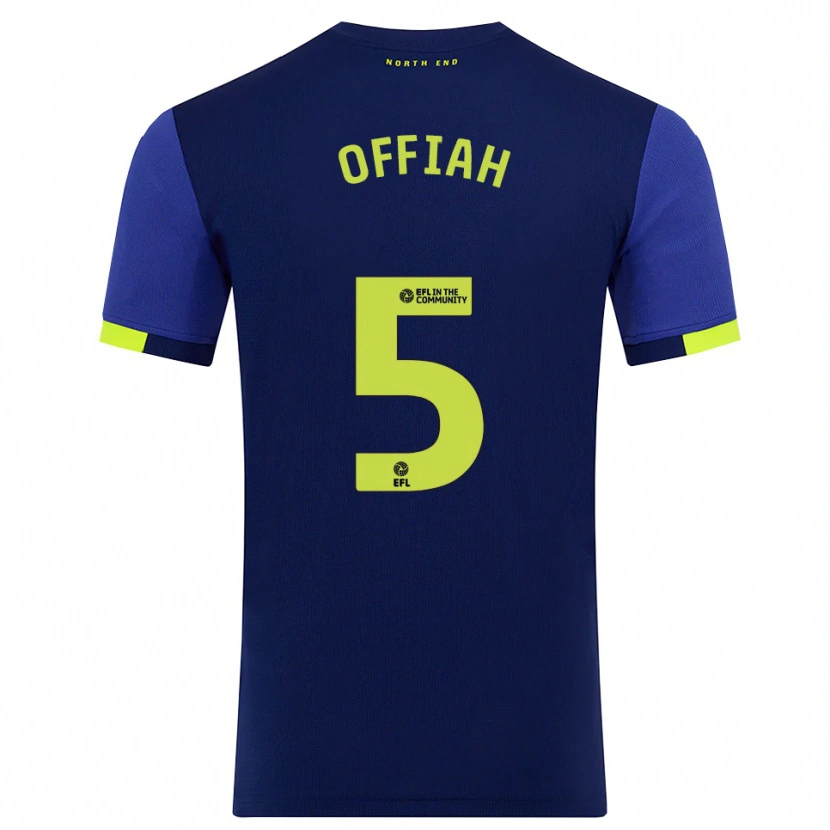Danxen Herren Odeluga Offiah #5 Marine Gelb Auswärtstrikot Trikot 2025/26 T-Shirt Österreich