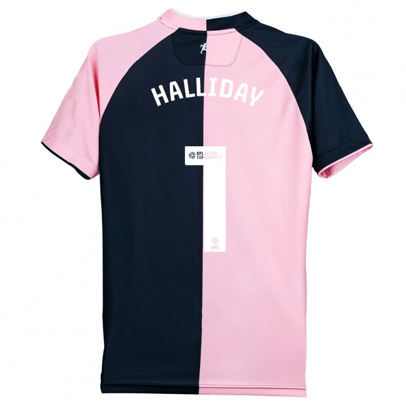Danxen Herren Joel Halliday #1 Pink Schwarz Auswärtstrikot Trikot 2025/26 T-Shirt Österreich