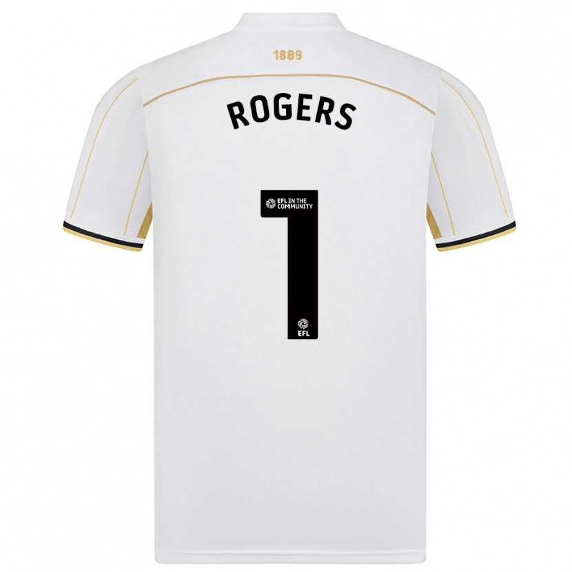 Danxen Herren Sian Rogers #1 Weiß Gold Auswärtstrikot Trikot 2025/26 T-Shirt Österreich