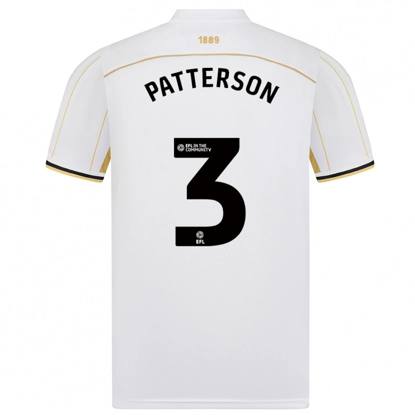Danxen Herren Lennon Patterson #3 Weiß Gold Auswärtstrikot Trikot 2025/26 T-Shirt Österreich