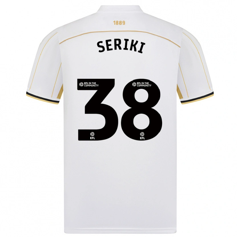 Danxen Herren Femi Seriki #38 Weiß Gold Auswärtstrikot Trikot 2025/26 T-Shirt Österreich