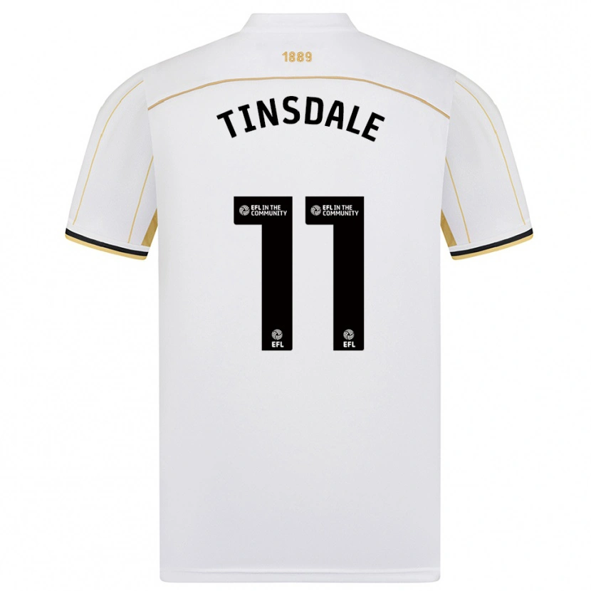 Danxen Herren Jay Tinsdale #11 Weiß Gold Auswärtstrikot Trikot 2025/26 T-Shirt Österreich