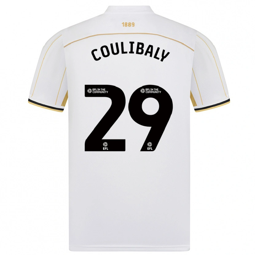 Danxen Herren Ismaila Coulibaly #29 Weiß Gold Auswärtstrikot Trikot 2025/26 T-Shirt Österreich