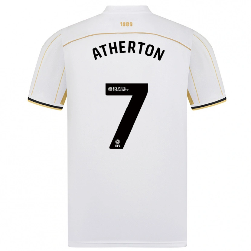 Danxen Herren Alfie Atherton #7 Weiß Gold Auswärtstrikot Trikot 2025/26 T-Shirt Österreich