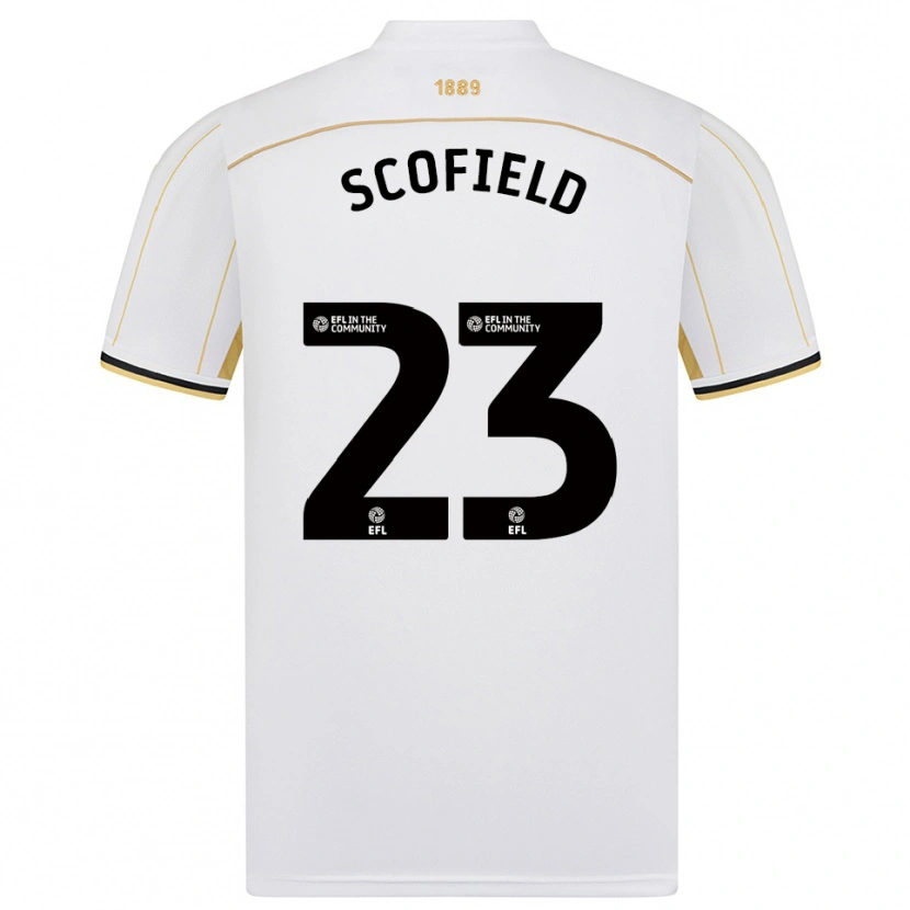 Danxen Herren Connie Scofield #23 Weiß Gold Auswärtstrikot Trikot 2025/26 T-Shirt Österreich