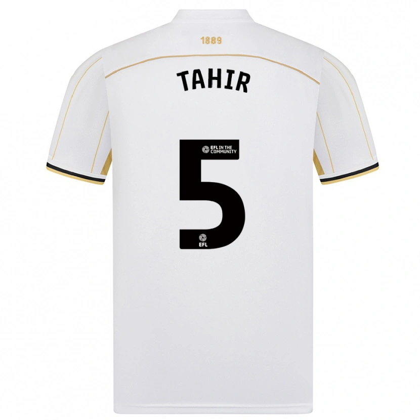 Danxen Herren Zain Tahir #5 Weiß Gold Auswärtstrikot Trikot 2025/26 T-Shirt Österreich