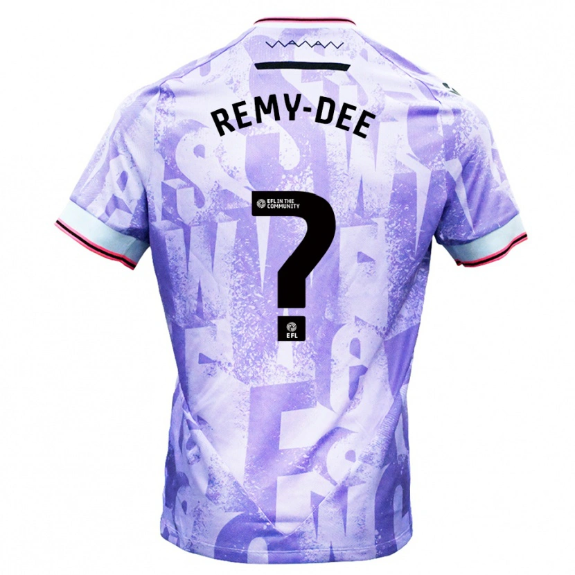Danxen Herren Caiden Remy-Dee #0 Lila Weiß Auswärtstrikot Trikot 2025/26 T-Shirt Österreich